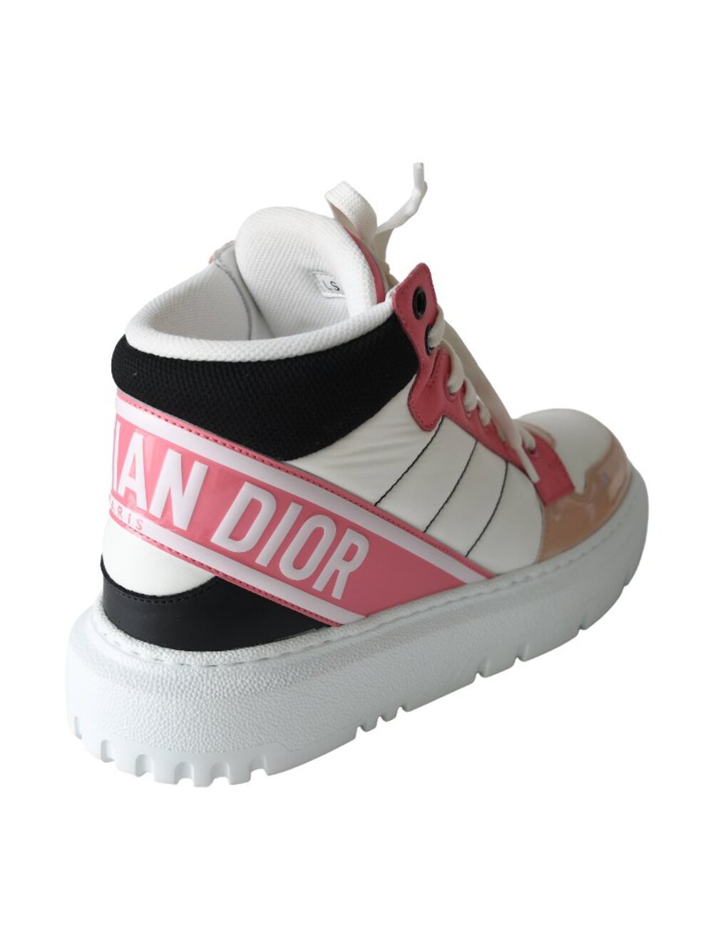 Dior D-Player Sneaker Nylon Calfskin Multicolor Pink - Picture 3 of 5